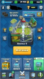 Clash Royale nv 10, highest 3909, 4 lendárias