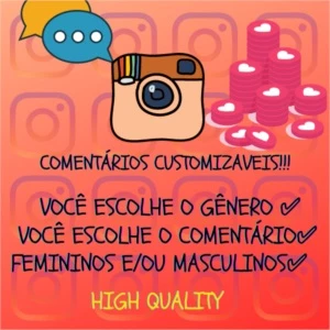 💥COMENTÁRIOS CUSTOMIZÁVEIS INSTAGRAM💥 - Redes Sociais