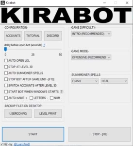 Bot para upar contas no LoL (KiraBot) - League of Legends