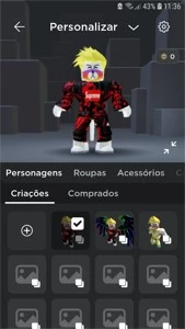 Conta roblox