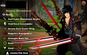 Aqw Conta Rara + De 300 Dolares Gastos - Adventure Quest World