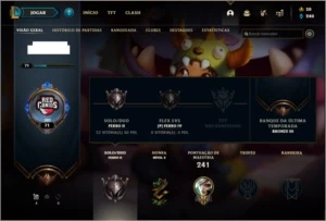 Conta Ferro 2 afundada - League of Legends LOL