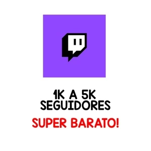 1K DE SEGUIDORES NA TWITCH [ENTREGA RÁPIDA] - Redes Sociais