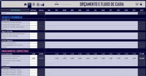 Planilha Excel Controle e Palnejamento Financeiro - Planilhas e Dashboards