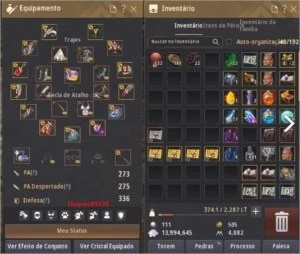 Conta bdo Top +2 pot infinita+ muitos p2w - Black Desert