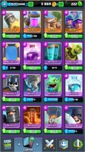 Clash Royale nível 8 na Arena Lendária com 2 lendárias TOP!