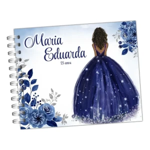 Caderno de Mensagens Personalizado A5 15 x 21 cm - Artesanato e Personalizados