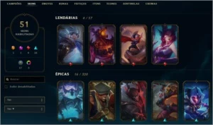 Vnda de conta de league of legends LOL