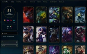 Vnda de conta de league of legends LOL