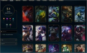 Vnda de conta de league of legends LOL