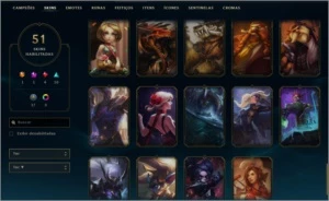 Vnda de conta de league of legends LOL