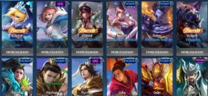 Conta - Heroes evolved, heróis: 113, skins: 243. - Outros