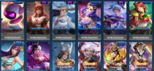 Conta - Heroes evolved, heróis: 113, skins: 243. - Outros