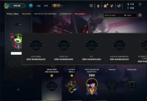 Unranked com 80 Champs e 39 Skins ( MAIN ADC ) - League of Legends LOL