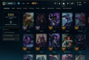 Unranked com 80 Champs e 39 Skins ( MAIN ADC ) - League of Legends LOL