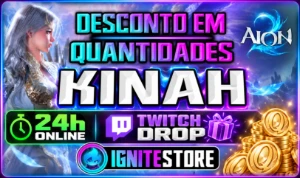 AION 2 - KINAH - TODOS OS SERVIDORES - AION2 (MENOR PREÇO) - Outros