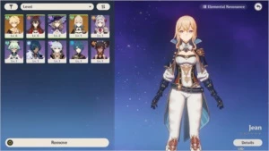 AR com Jean e livro 5* - Genshin Impact