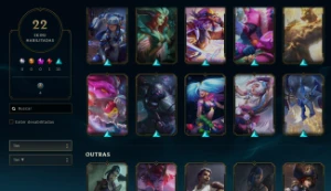 Conta Fresh Full Acesso Handleveled Com 2 Skins Do Kassadin - League of Legends LOL