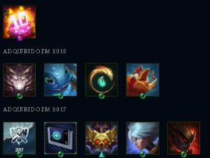 conta lol 2017 - League of Legends