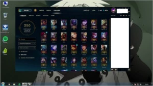 CONTA PLATINA S7, GOLD S6, LVL 45, 52 SKINS E 90 CAMPEÕES - League of Legends LOL