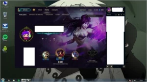 CONTA PLATINA S7, GOLD S6, LVL 45, 52 SKINS E 90 CAMPEÕES - League of Legends LOL