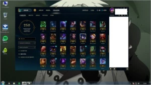 CONTA PLATINA S7, GOLD S6, LVL 45, 52 SKINS E 90 CAMPEÕES - League of Legends LOL