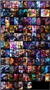 conta de lol com 130 skins, barata com 85 pts de prestigio - League of Legends