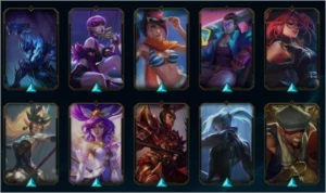 conta de lol com 130 skins, barata com 85 pts de prestigio - League of Legends