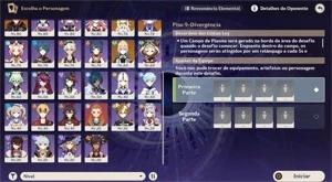 CONTA AR 57 | 15 PERSONAGENS 5* E 6 ARMAS 5* - Genshin Impact