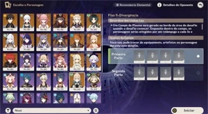CONTA AR 57 | 15 PERSONAGENS 5* E 6 ARMAS 5* - Genshin Impact