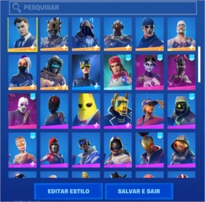 Conta Fortnite 112 skins