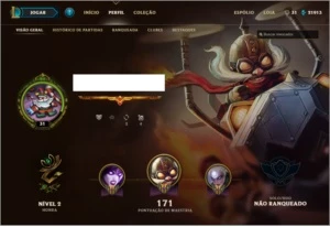Conta gold com 35 skins. - League of Legends LOL