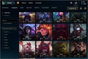 Conta lol Gold 4 133 skins (MAIS DE 1.5K DE REAIS GASTADO) - League of Legends