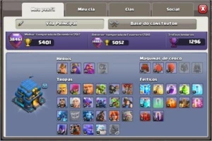 Centro de vila 12 bem upada - Clash of Clans