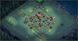 Centro de vila 12 bem upada - Clash of Clans