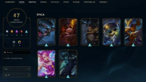 Conta League of Legends Full Acesso 47 Skins - Kayle Juiza LOL