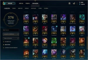 Conta Platina nas 2 filas, 105 champs, 112 ícones + - League of Legends LOL
