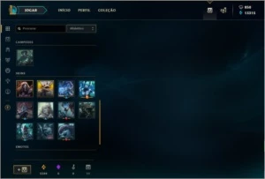 Conta Platina nas 2 filas, 105 champs, 112 ícones + - League of Legends LOL