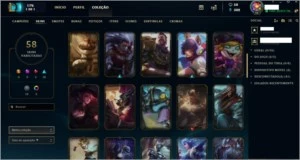 Conta Diamante 5, faltando 15 champs, sem punição - League of Legends LOL
