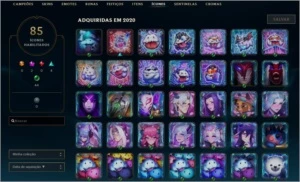 Conta League of Legends BR PLAT 4 LOL
