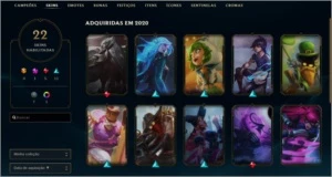 Conta League of Legends BR PLAT 4 LOL
