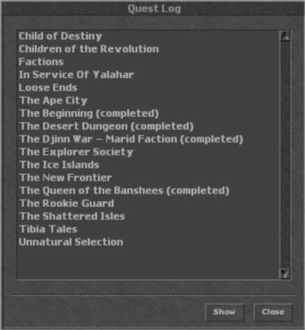 Vendendo conta com 4 chars TIBIA, mundo Honera (NON-PVP)