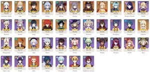 Raiden Shogun C2 💜 Venti C1🍃 Eula C1🗡️ Yelan💧Ayaka ❄ E + - Genshin Impact