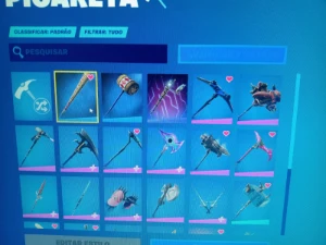 conta fortnite tudo dês da season 5(com jogo spider man etc)