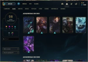 Conta ex diamante, único dono - League of Legends LOL