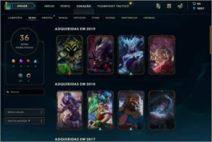 Conta Smurf Gold III - League of Legends LOL