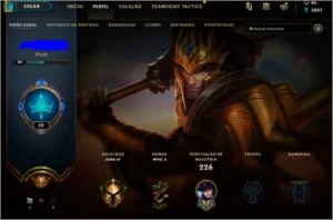 Conta Smurf Gold III - League of Legends LOL
