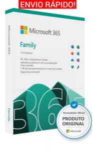 Office 365 - 6 Dispositivos Licença Vitalícia -1TB Onedrive - Softwares e Licenças