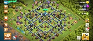CV13 99% FULL; 14767 GEMAS; 6 CONSTRUTORES; DADOS DE CRIAÇÃO - Clash of Clans