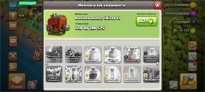 CV13 99% FULL; 14767 GEMAS; 6 CONSTRUTORES; DADOS DE CRIAÇÃO - Clash of Clans